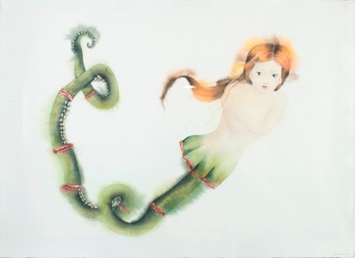 Alejandra Alarcón, "Niña pulpo con un solo tentáculo", 2008.
